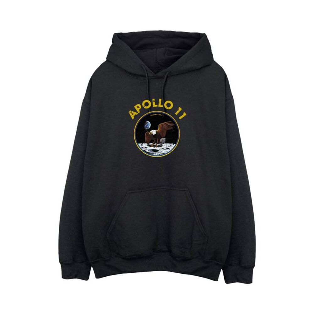 NASA Mens Classic Apollo 11 Hoodie / Black